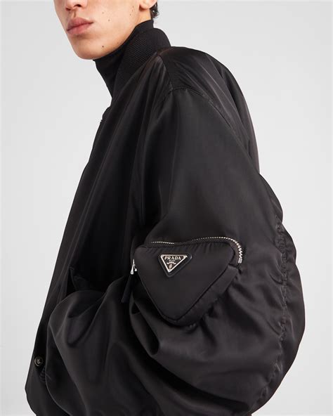 prada jacke bomber|Prada bomber jackets women's.